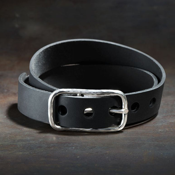 WERKSTATT MUNCHEN 925 silver hammered leather belt series collection German high degree of handmade WM-M6151-0 PWM11